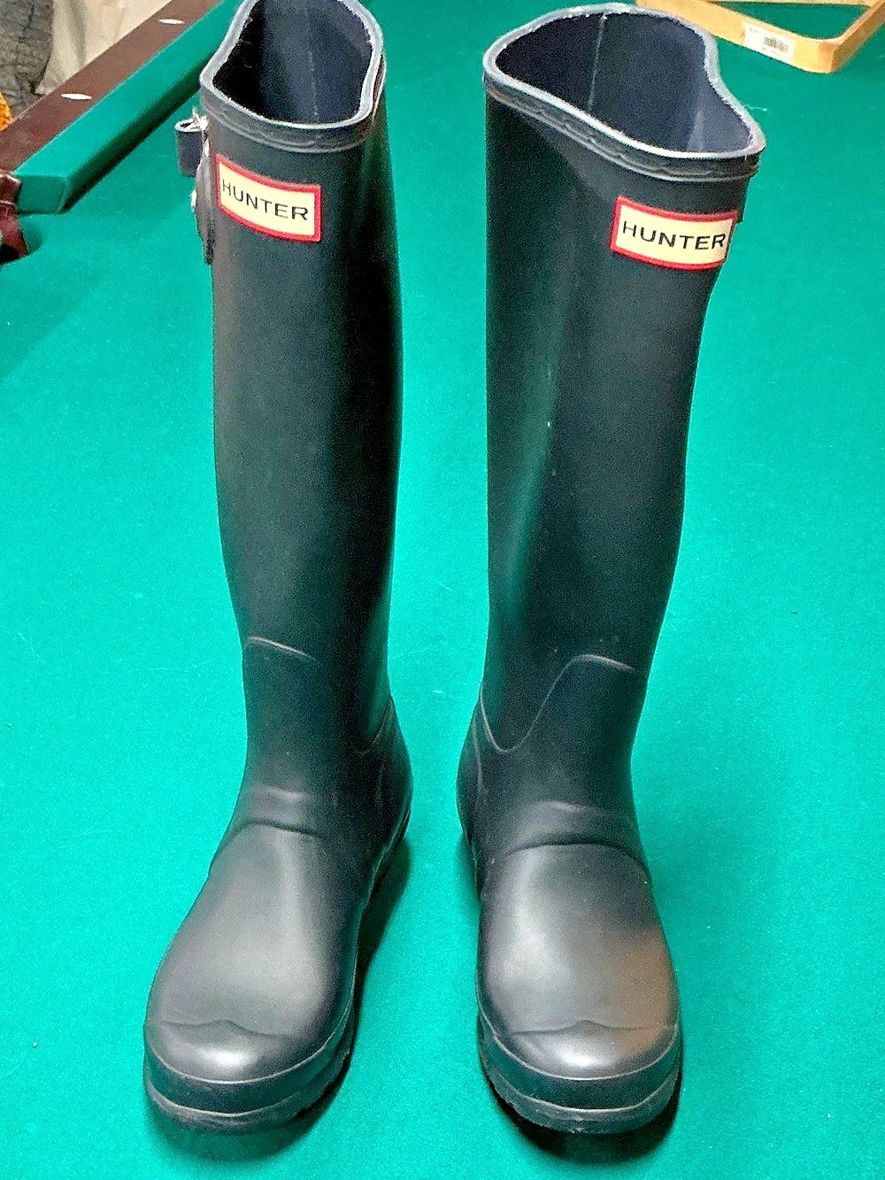 Hunter Original Tall Rain Boots Black US 7
